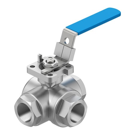 Festo Ball Valve VZBE-3/4-T-63-F-3L-F04-M-V15V15 VZBE-3/4-T-63-F-3L-F04-M-V15V15